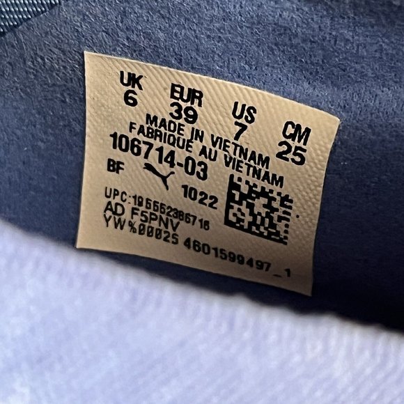 Puma AVANT PRO RUGBY BOOTS/CLEATS Puma Blue/Orange (10614 03) Mens Size 7 New! - Picture 9 of 11